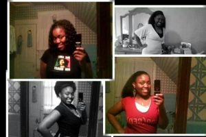 Circa 2010 Wawa Super  top left. Synthetic ponytail both pictures on the right, and shrunken wash & go of my own hair in that time frame bottom left. 